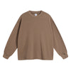 Women's Heavyweight Waffle-knit Sweatshirt-INNBLAC