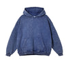 Women's Heavyweight Washed Kangaroo Pocket Hoodie-INNBLAC