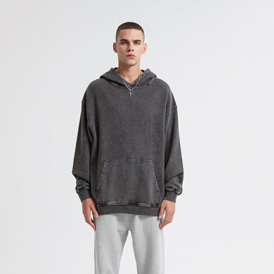 Heavyweight Washed Kangaroo Pocket Hoodie