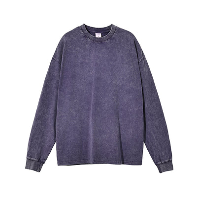 Stone Wash Loose Fit Sweatshirt
