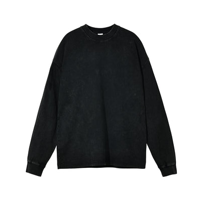 Stone Wash Loose Fit Sweatshirt