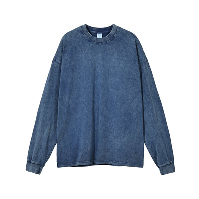 Stone Wash Loose Fit Sweatshirt