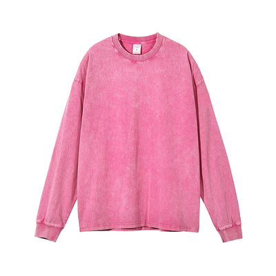 Stone Wash Loose Fit Sweatshirt