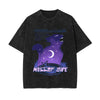 Killer Cat Y2K Graphic Tee-INNBLAC