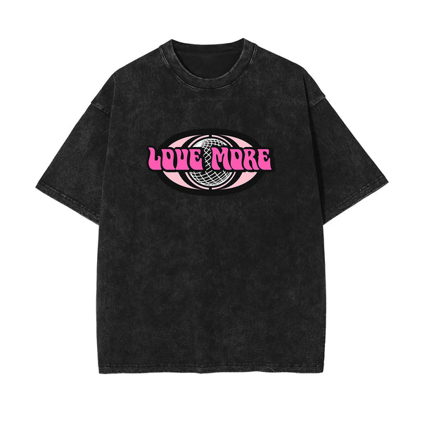 Love More Y2K Valentines Day Graphic Tee-INNBLAC