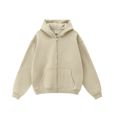 Oversized Full Zip Hoodie-INNBLAC Fashion Apparel