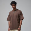 Raw Edge Thick Cotton T Shirt 9oz-INNBLAC