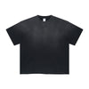 Women's Raw Edge Hem Distressed Tee 7.5oz-INNBLAC