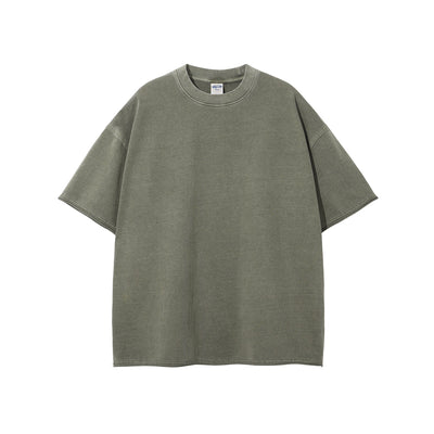 Women's Raw Edge Hem Vintage T Shirt 8oz-INNBLAC