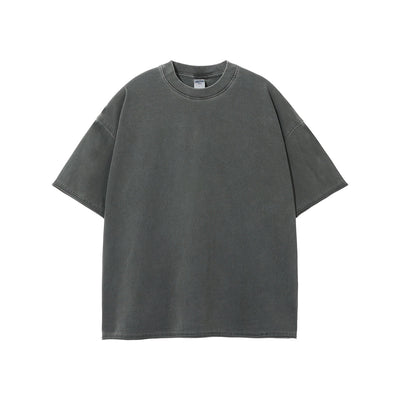 Women's Raw Edge Hem Vintage T Shirt 8oz-INNBLAC