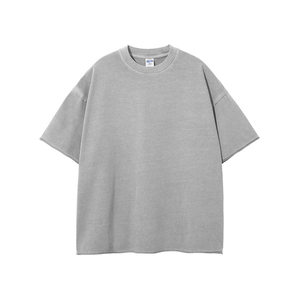 Raw Edge Hem Vintage T Shirt 8oz-INNBLAC
