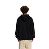Ripped Double Slider Zip Hoodie-INNBLAC