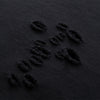 Ripped Double Slider Zip Hoodie-INNBLAC