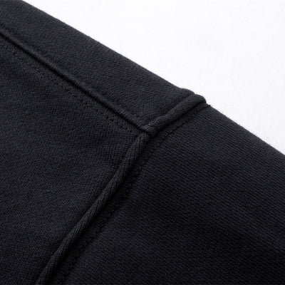 Women's Ripped Double Slider Zip Hoodie-INNBLAC