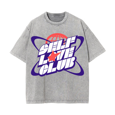 Self Love Club Y2K Valentines Graphic Tee-INNBLAC