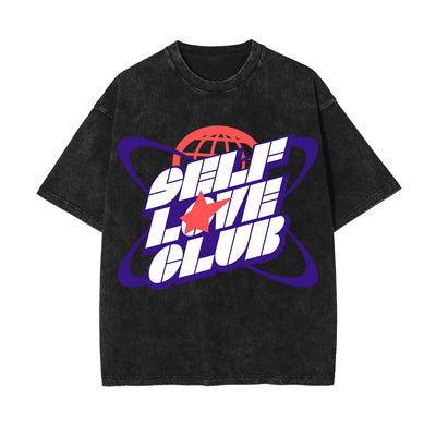 Self Love Club Y2K Valentines Graphic Tee-INNBLAC