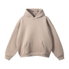 Oversized Plush Lining Plain Hoodie