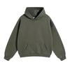 Oversized Plush Lining Plain Hoodie