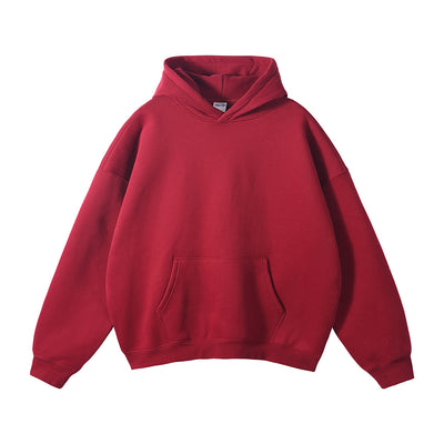 Oversized Boyfriend Plush Hoodie-INNBLAC