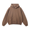 Oversized Plush Lining Plain Hoodie