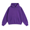 Oversized Plush Lining Plain Hoodie