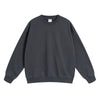 Women's Solid Color French Terry Sweatshirt-INNBLAC