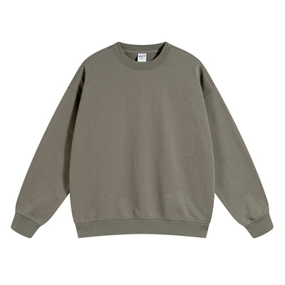 Solid Color French Terry Sweatshirt