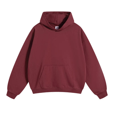 Women's Solid Color Heavyweight Hoodie-INNBLAC