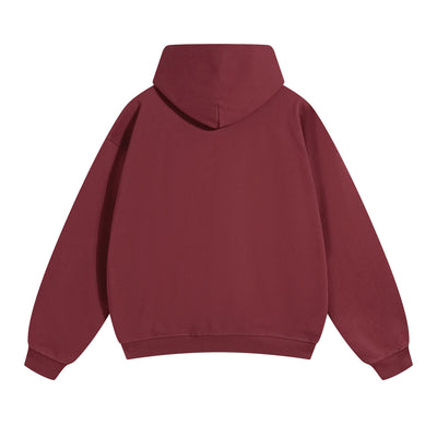 Women's Solid Color Heavyweight Hoodie-INNBLAC