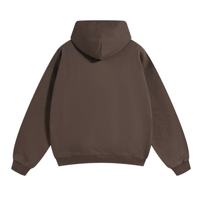 Women's Solid Color Heavyweight Hoodie-INNBLAC