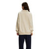 Women's Solid Color Polo Sweatshirt-INNBLAC