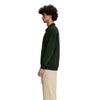 Solid Color Polo Sweatshirt