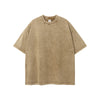 Stone Wash Thick Boxy T Shirt 8oz-INNBLAC