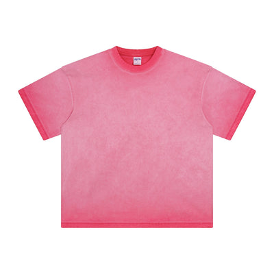 Women's Stone Wash Faded T Shirt 7.5oz-INNBLAC