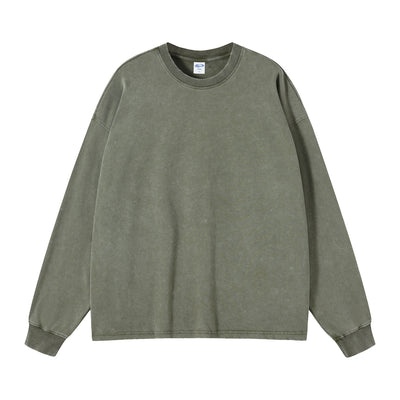 Stone Wash Oversized Sweatshirt