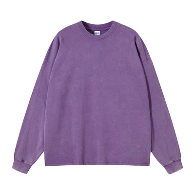Stone Wash Oversized Sweatshirt