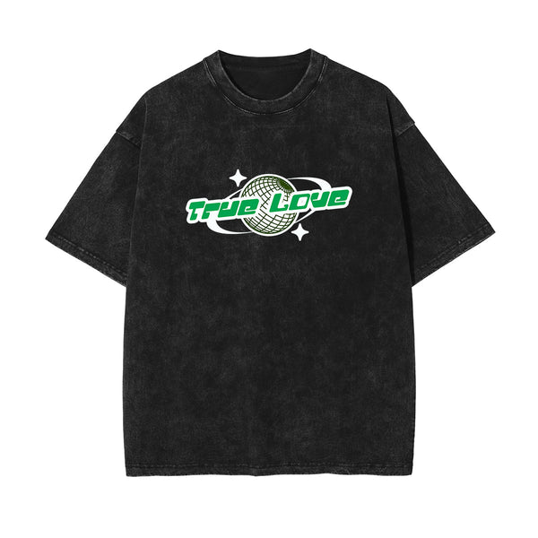 True Love Y2K Valentines Day Graphic Tee-INNBLAC