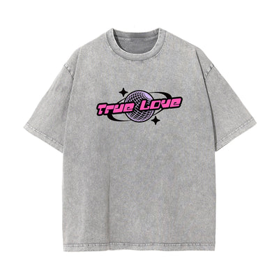 True Love Y2K Valentines Day Graphic Tee-INNBLAC