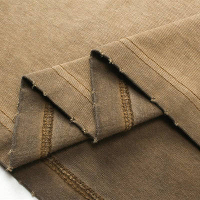 Women's Vintage Wash Distressed Sweatshirt-INNBLAC