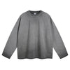 Women's Vintage Wash Distressed Sweatshirt-INNBLAC