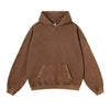 Washed Distressed Thick Hoodie