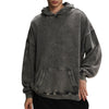 Washed Distressed Thick Hoodie