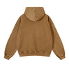 Women's Washed Distressed Thick Hoodie-INNBLAC