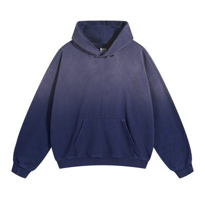 Washed Faded Distressed Hoodie