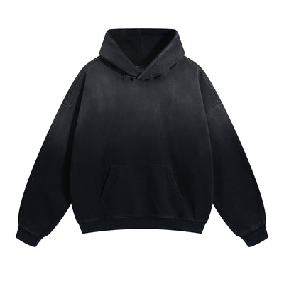 Washed Faded Distressed Hoodie