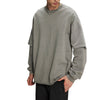 Distressed Hem Mock Two Piece Sweatshirt