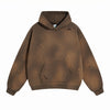 Acid Wash Faded Destructive Hoodie