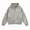 Acid Wash Faded Destructive Hoodie
