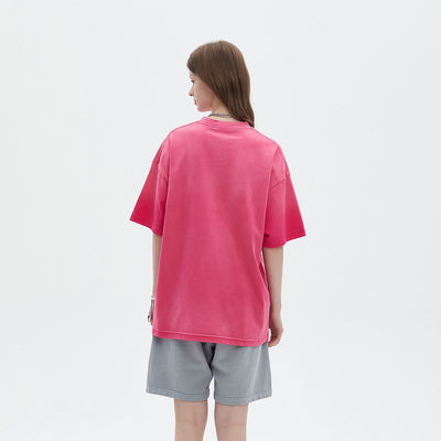 Women's Acid Wash Oversized T Shirt 7.5oz-INNBLAC