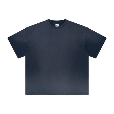 Women's Acid Wash Distressed T Shirt 7.5oz-INNBLAC